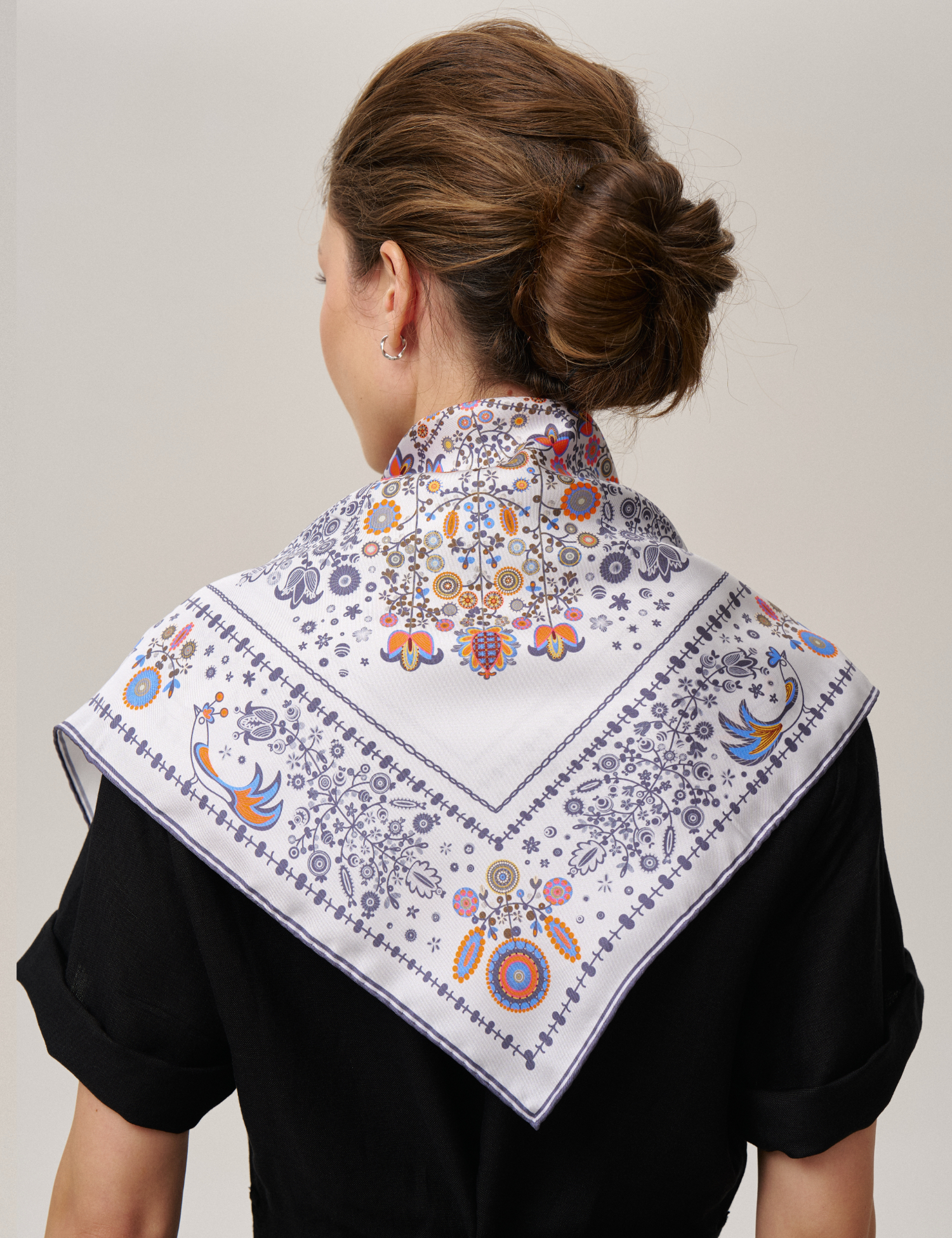 Картинка Шовкова хустина «Слобожанщина. Ранкова роса»